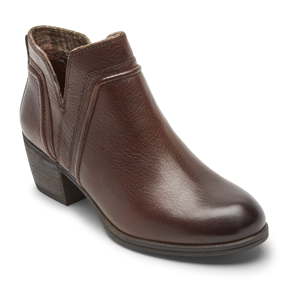 Rockport Boots Dame Brune - Cobb Hill Anisa V-Cut - IUWL79561